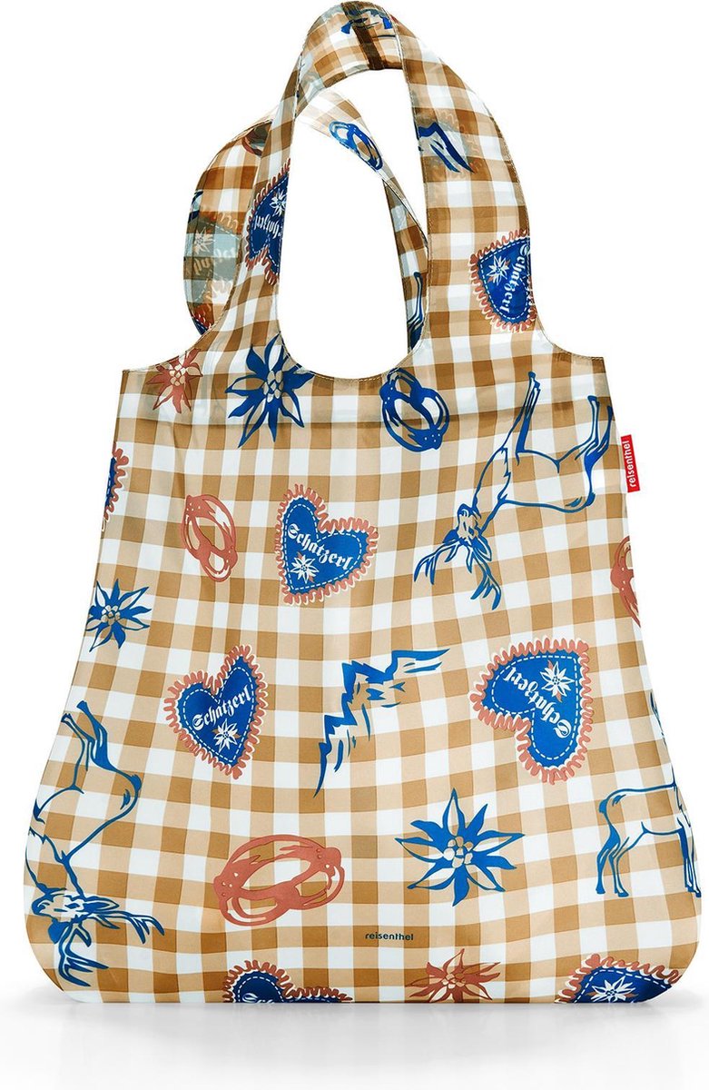 Reisenthel Mini Maxi Shopper Opvouwbare Boodschappentas - 15L - Special Edition Bavaria 4 Taupe