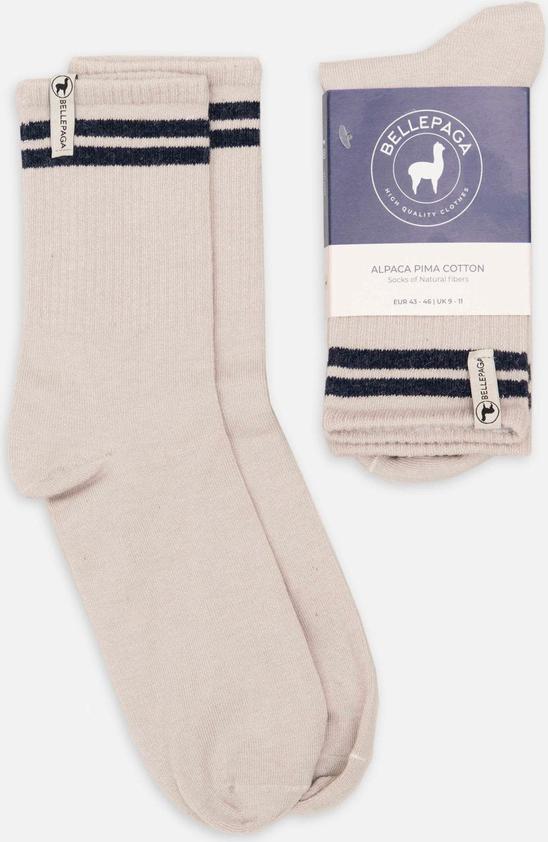 Pima katoen en Alpaca wollen Sokken |Zacht en Warm |Kwaliteit en Comfort |Anti-transpiratie |Dun en Elegant | Yaku