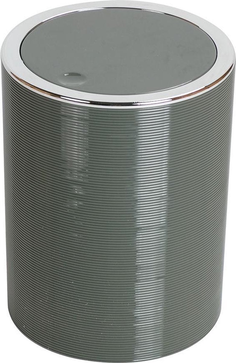 Baytex Afvalemmer 5L Ripples Grijs