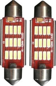 12 LED C10W 42mm Binnenverlichting High Power Canbus wit