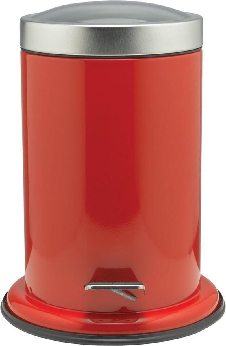 Sealskin Acero Pedaalemmer 3 liter vrijstaand - Rood