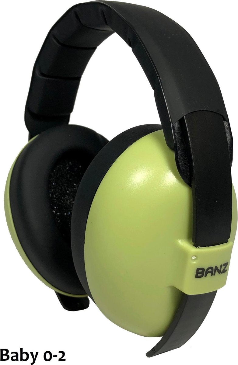 Baby Banz gehoorbeschermers Baby -light green