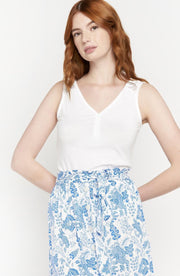 Tanktop met kant - Wit