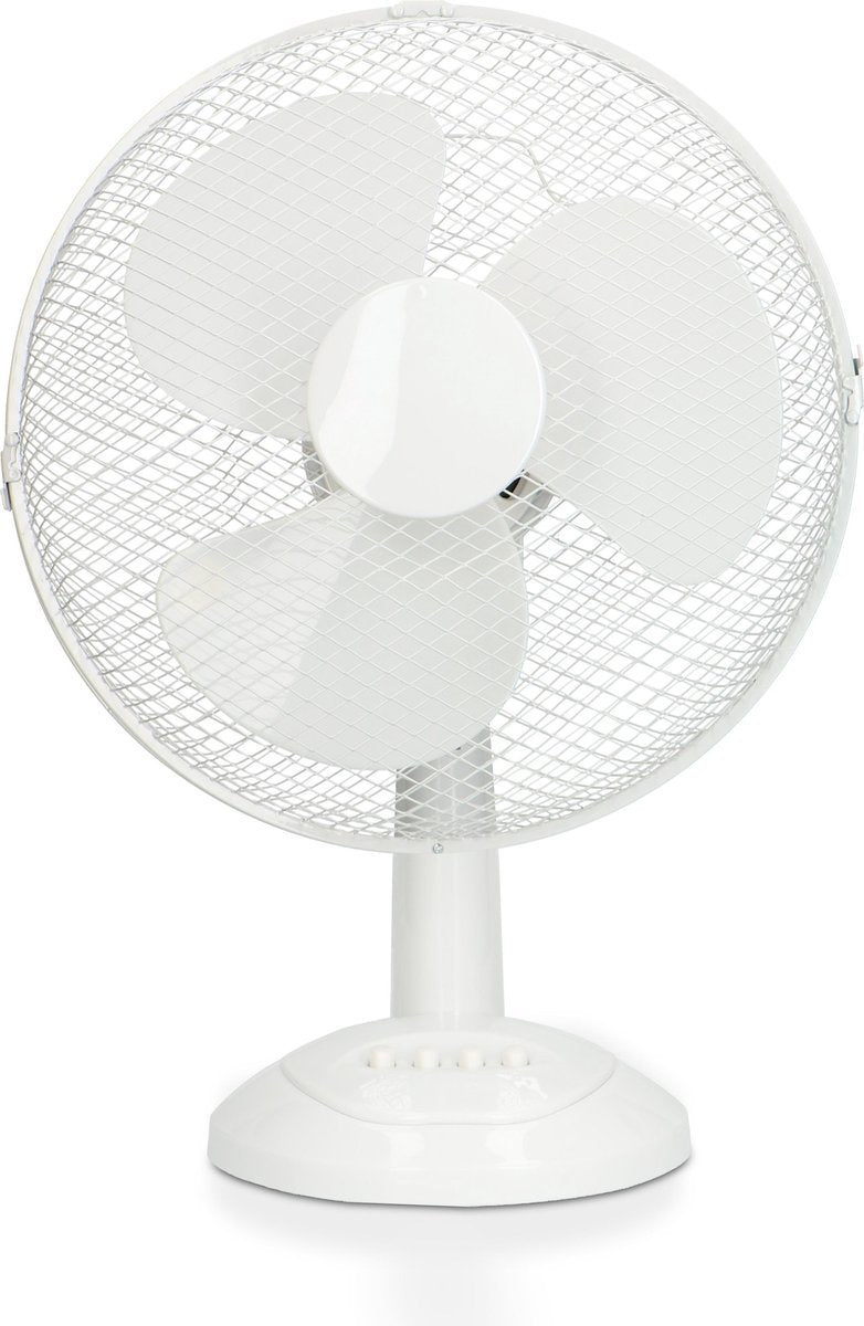 Trebs 99381 - Tafelventilator met 3 snelheden 30 cm - Wit