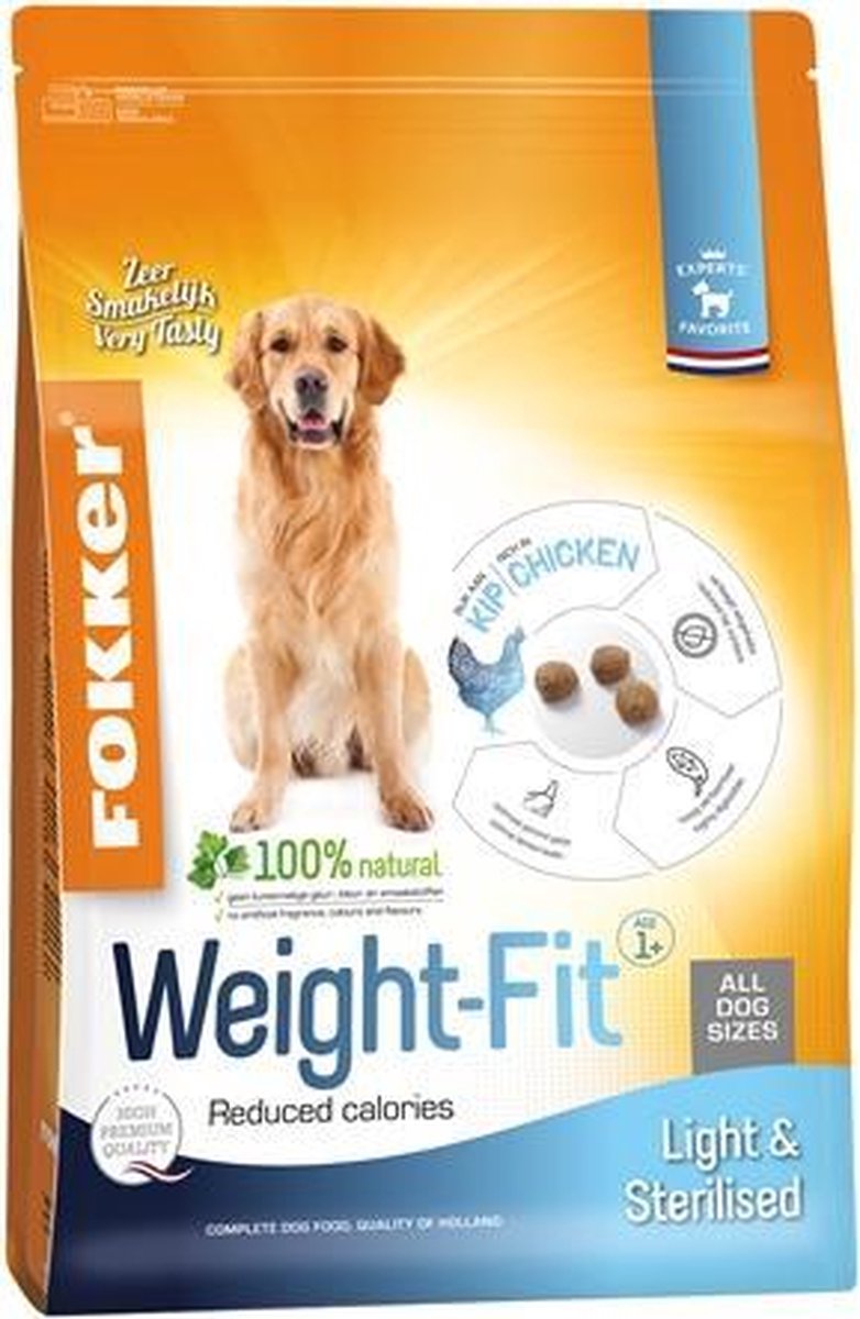 Fokker weight-fit light / sterilised - 13 kg - 1 stuks