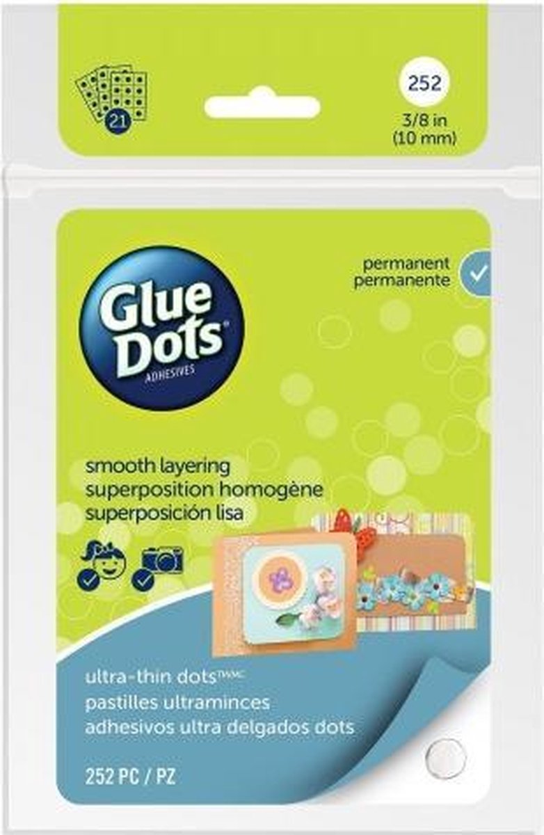 Glue Dots • Ultra-thin dots sheets 10mm