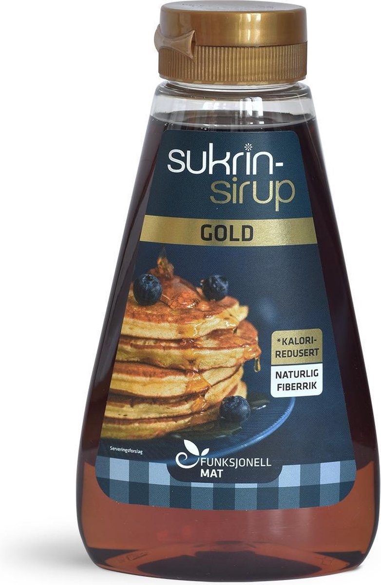 Sukrin Gold Siroop (450 gram) - Bevat Erythritol - 100% natuurlijk en koolhydraatarm