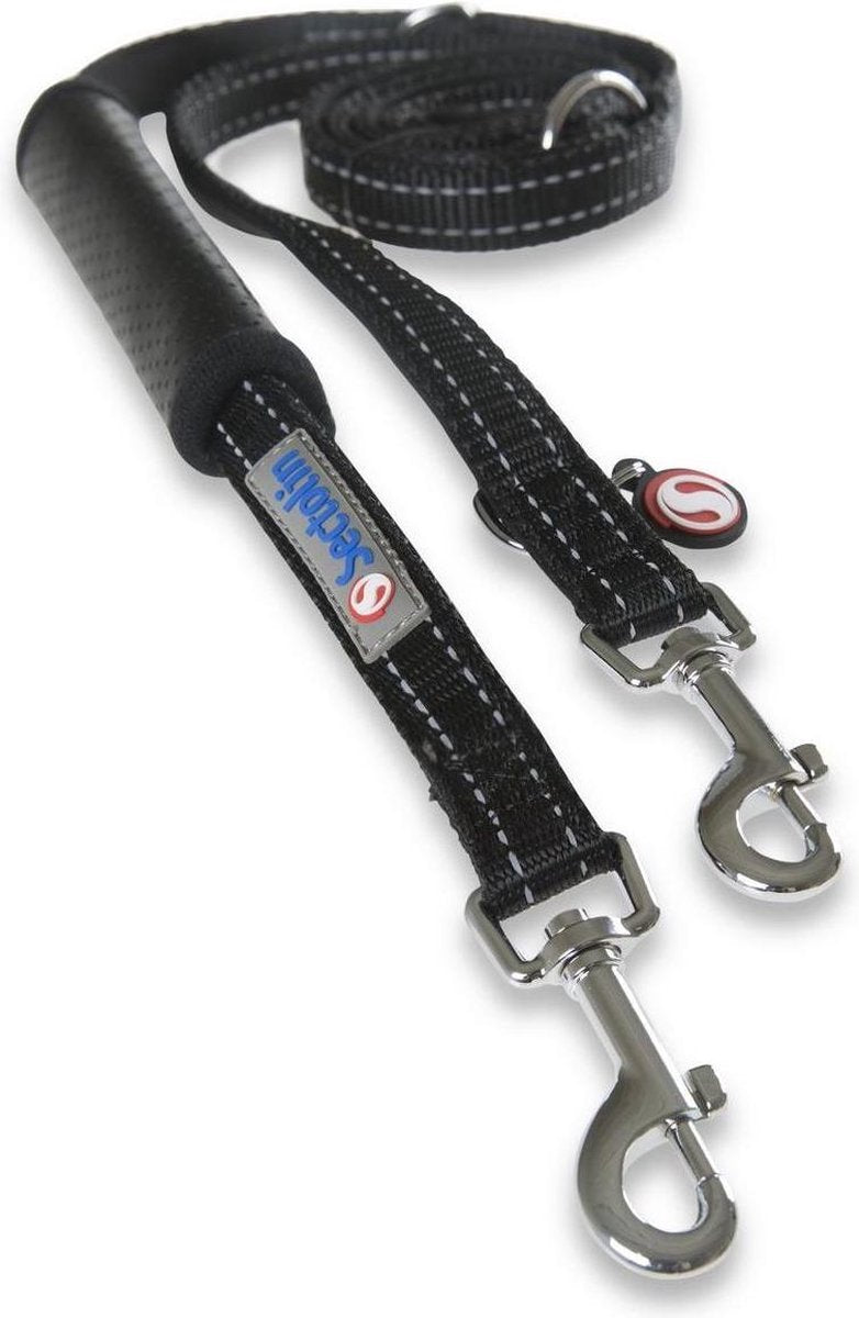 Sectolin Outdoor Hondenriem - Zwart S