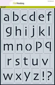 Alfabet kleine letter Skia A4 - H= ± 35mm