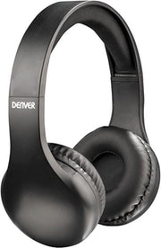 Denver 2 in1 Draadloos Bluetooth & Bedrade Koptelefoon Headphone Zwart