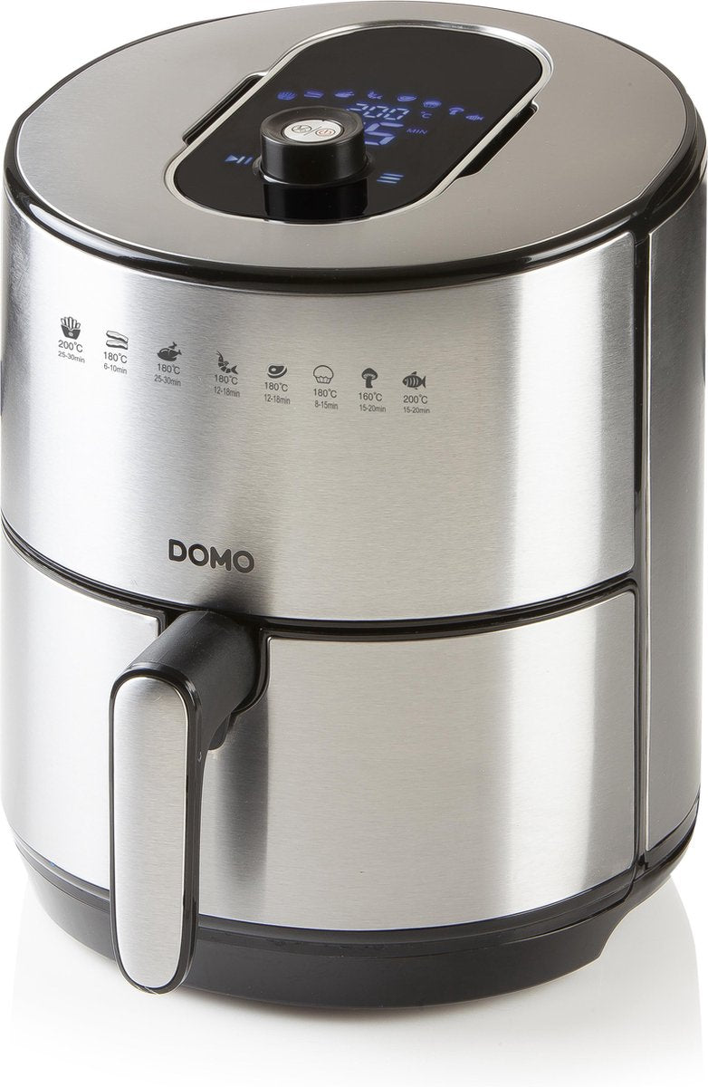 Domo DO530FR - Heteluchtfriteuse - 4L - Zilver