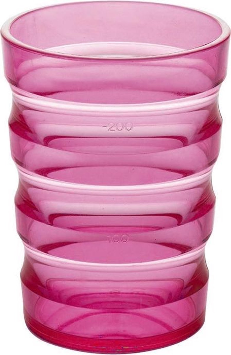 Comforthulpmiddelen Ribbelbeker Sure Grip - roze