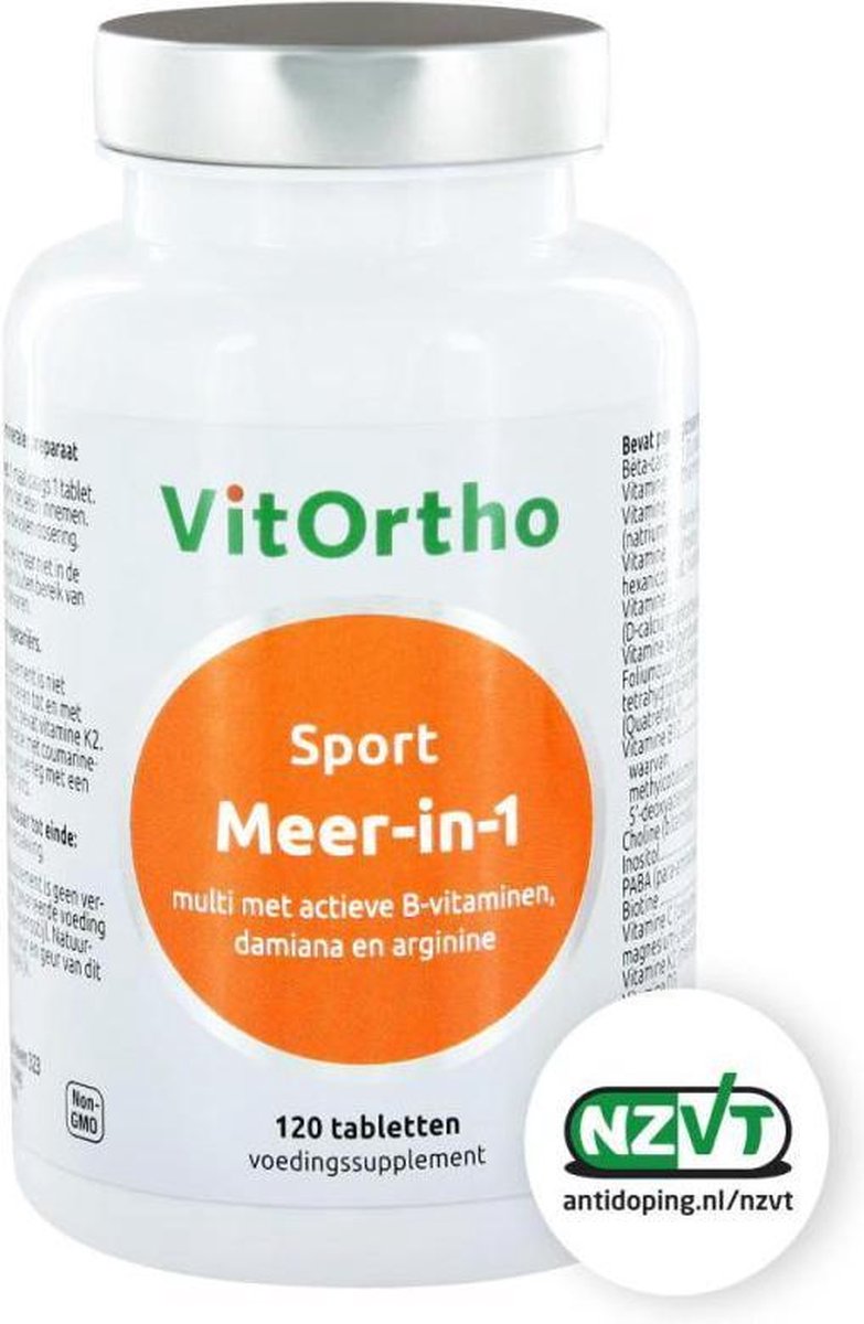 VitOrtho Meer-in-1 Sport - 120 tabletten