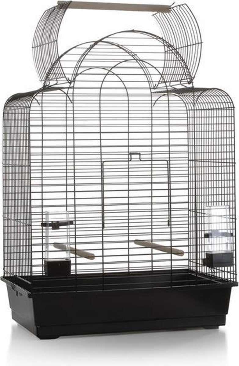 Vogelkooi Big Sonia open - Zwart