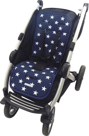 Bliss Buggy Inlegkussen - Ster Donkerblauw