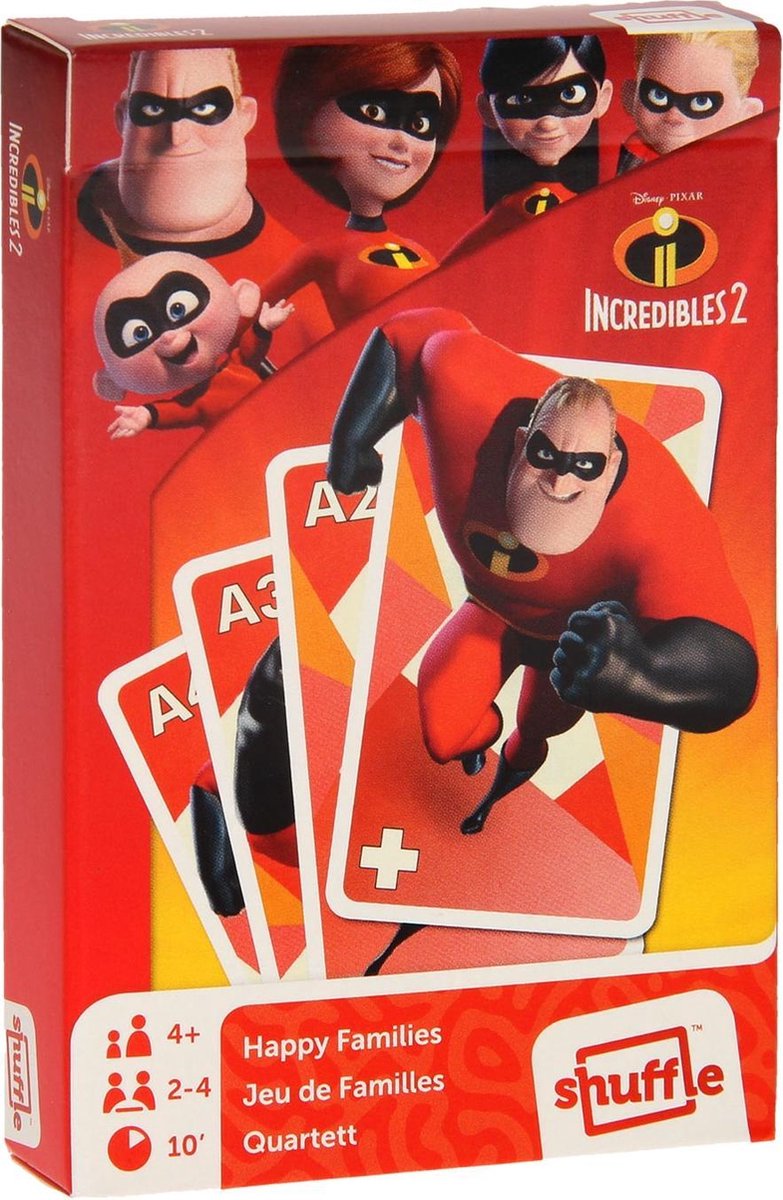 The Incredibles Kwartet- en Actiespel