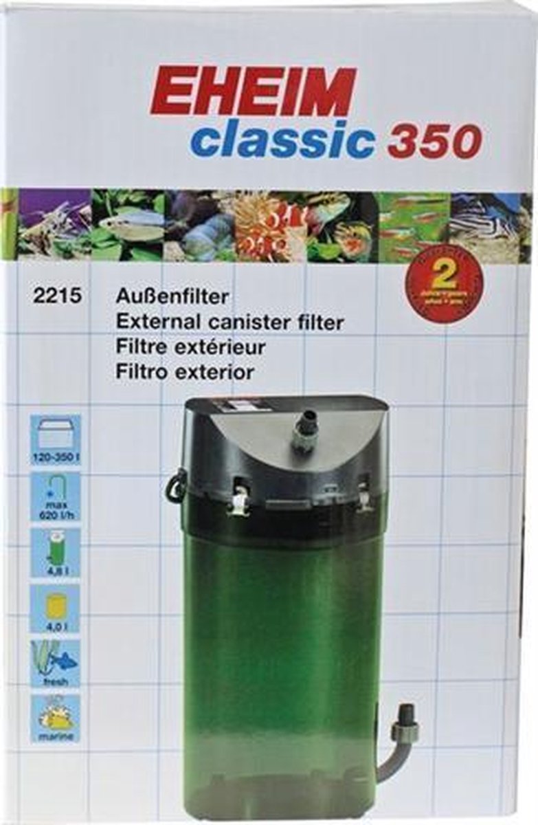 EHEIM Aquariumverlichting Eheim classic - 350 buitenfil+filmas