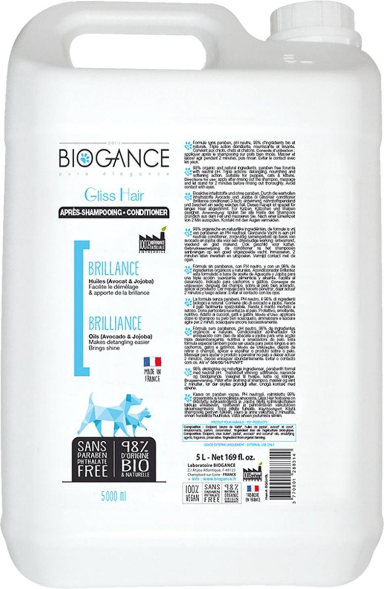 Biogance hond conditioner glans 5L