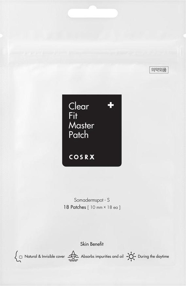 COSRX - Clear Fit Master Patch - 18 patches | Puisten Patch | Acne Pleister | Acne Patch