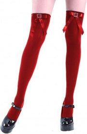 Kousen - Stay-up - Rood