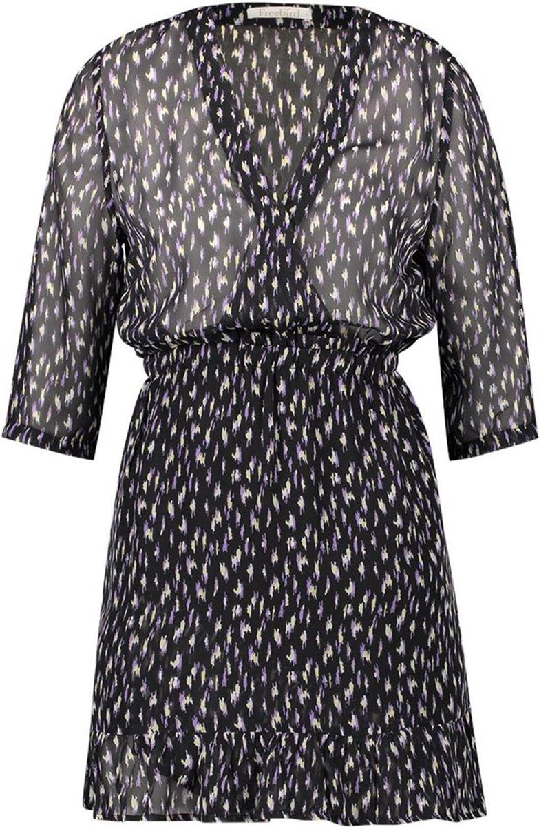 Freebird Jurk Emily Zwart maat: XL