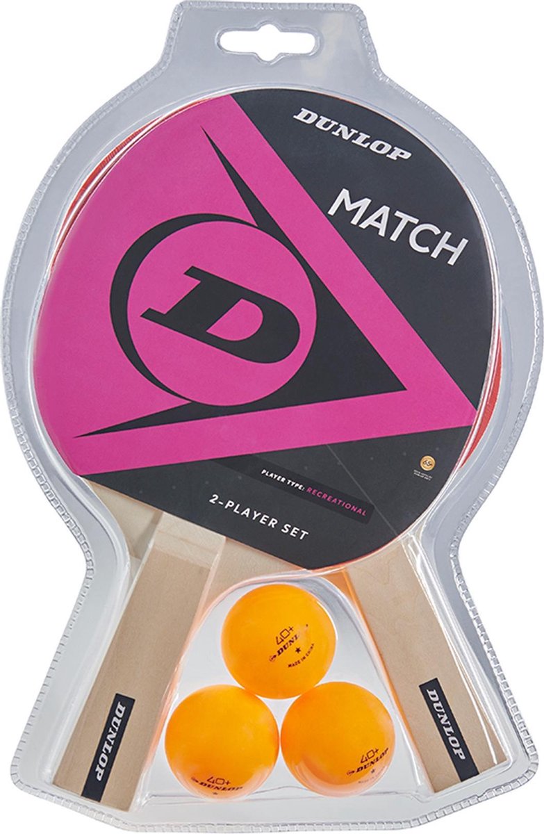 Dunlop TafeltennissetAlle - rood - zwart - oranje