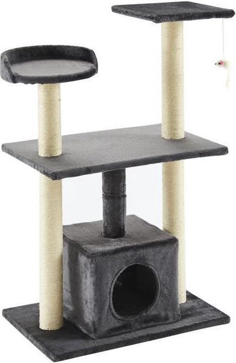 Luigi Cat Tree - 60x40x95cm - Grijs