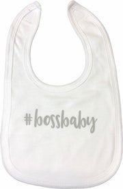 Soft Touch Slabber Bossbaby Jongens 33 Cm Katoen Wit/grijs