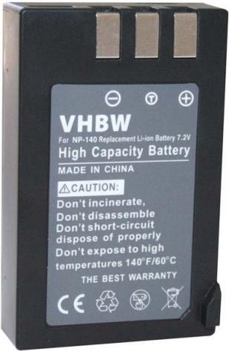 VHBW Camera accu compatibel met Fujifilm NP-140 / 900 mAh