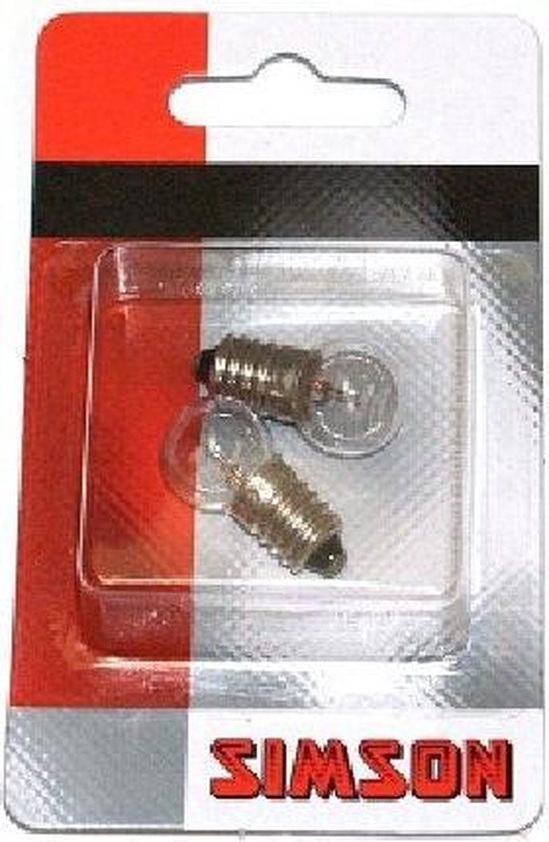 Simson Fietslampen Voor 6 Volt Glas Transparant 2 Stuks