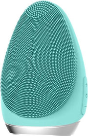 FettleLife™ Glow Super Soft - Gezichtsborstel met Gezichtsmassage - Gezichtsreinigingsborstel Facial Cleanser en Mee-eter verwijderaar (Turquoise)