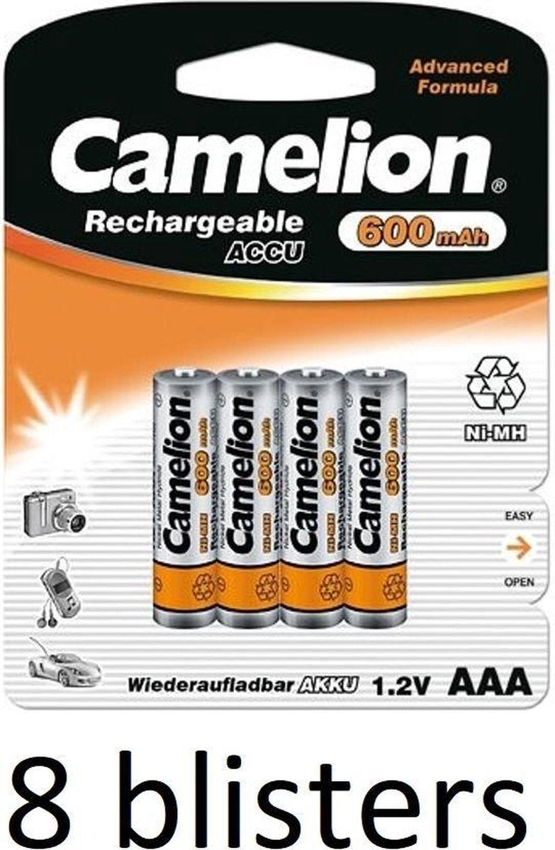Camelion AAA 600mah oplaadbaar - 32 stuks