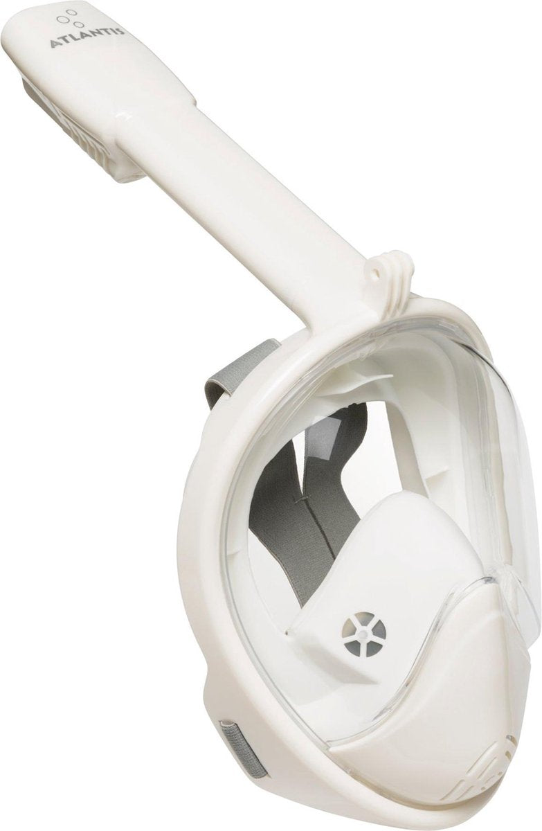 Atlantis 2.0 Full Face Mask - Snorkelmasker - Volwassenen - Wit - L/XL