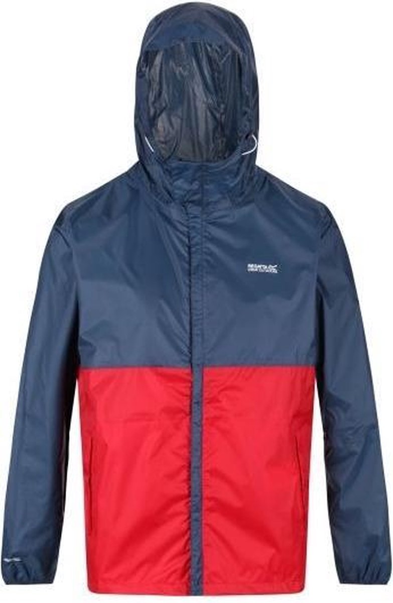 Regatta Regenjas Roldane Heren Polyamide Blauw/rood Maat L
