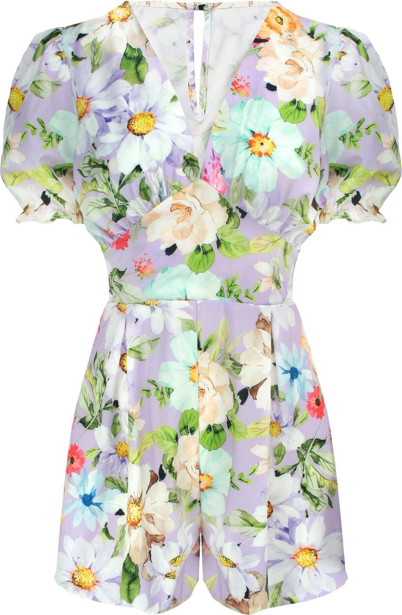 Bonte Playsuit Lila