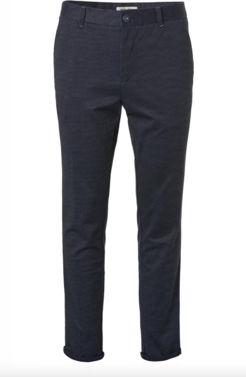 No Excess Chino Jersey Navy Blauw (957070207 - 078)