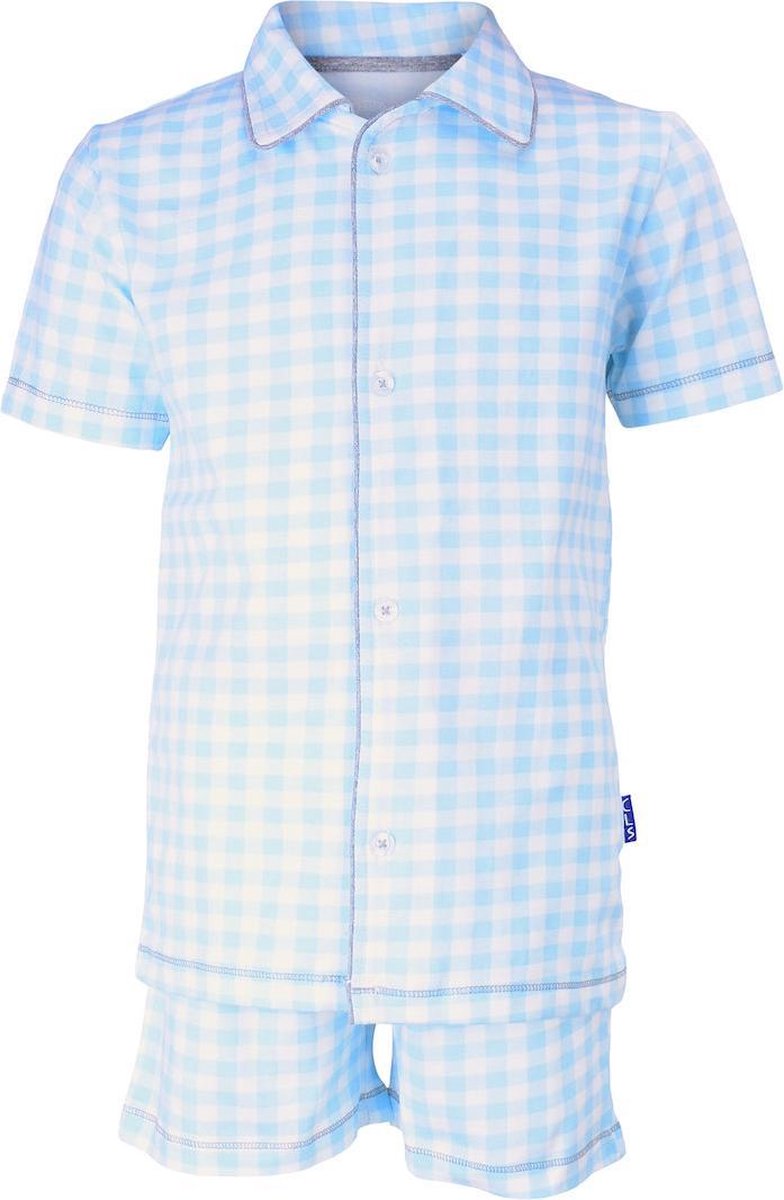 Claesen's pyjama shortje Blue Checks maat 128-134