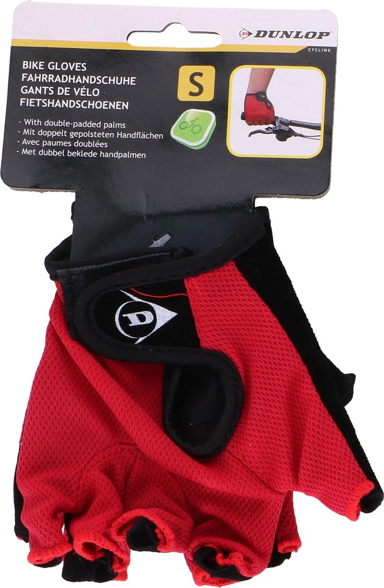 Dunlop Fietshandschoenen Bike Rood Maat S