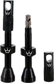 Peaty's Tubeless Ventielen Zwart 42 Mm