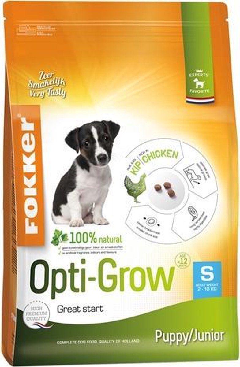 Fokker opti-grow puppy / junior small - 2