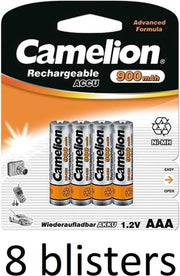 Camelion oplaadbare AAA batterij 900mah - 32 stuks