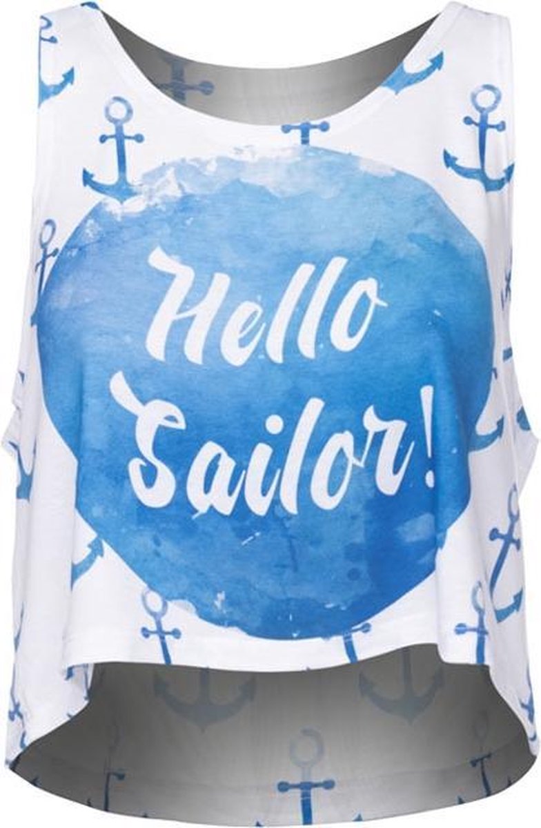 Zumprema - Sailor - Crop Top - Wit