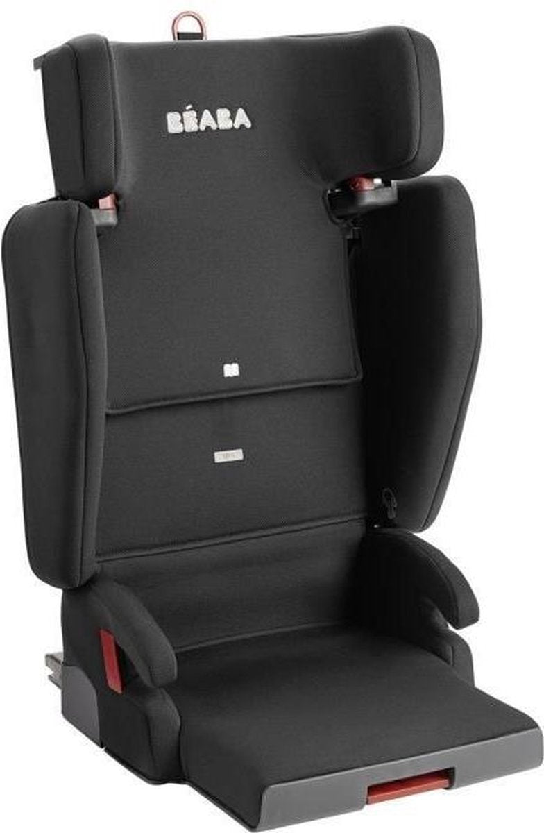 PURSEAT'FIX Compact en nomadisch autostoeltje Groep 2 & 3 - V1 isofix Zwart