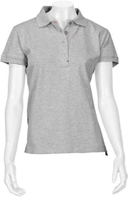 T'RIFFIC® SOLID Dames Poloshirt Korte mouw Grijs melee size XS