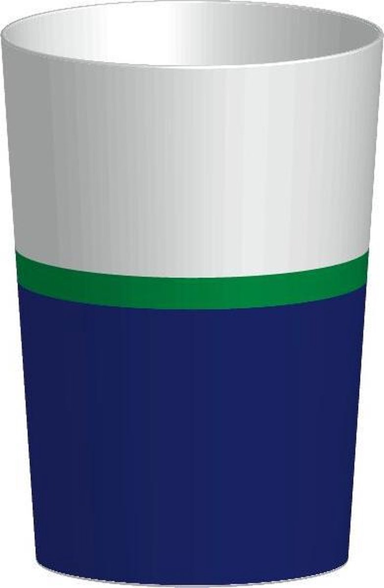 Zak Designs Riviera Drinkbeker - 300ml - Wit/Blauw