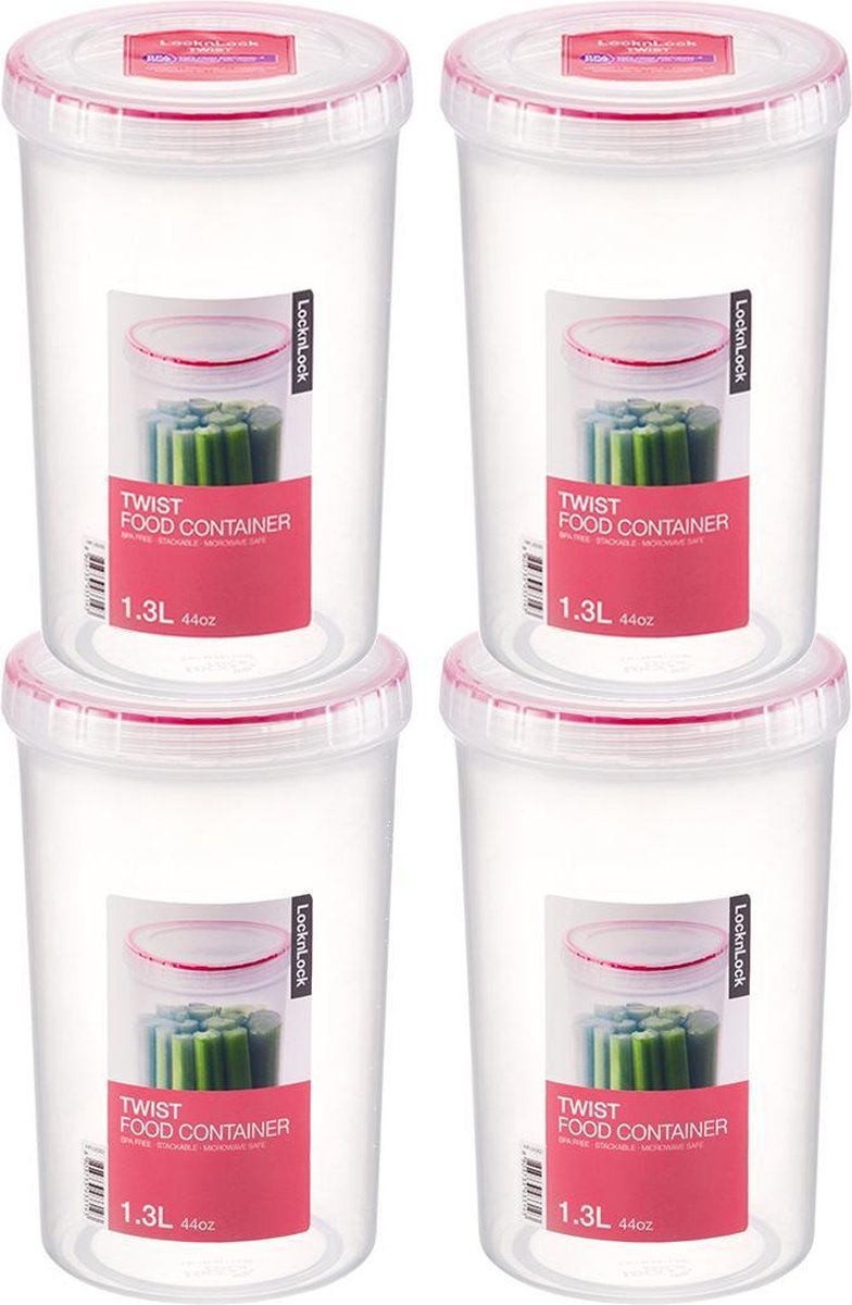 Lock&Lock - Twist Vershoudbakjes | Voorraadbussen | Bewaardozen voedsel - 1
