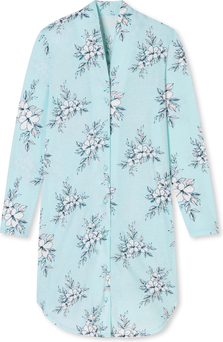 Schiesser - Regular Fit Sleepshirt - Mint - Vrouwen - Maat L