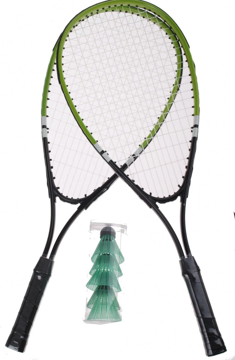 Amigo Speed Badmintonset Geel 8-delig