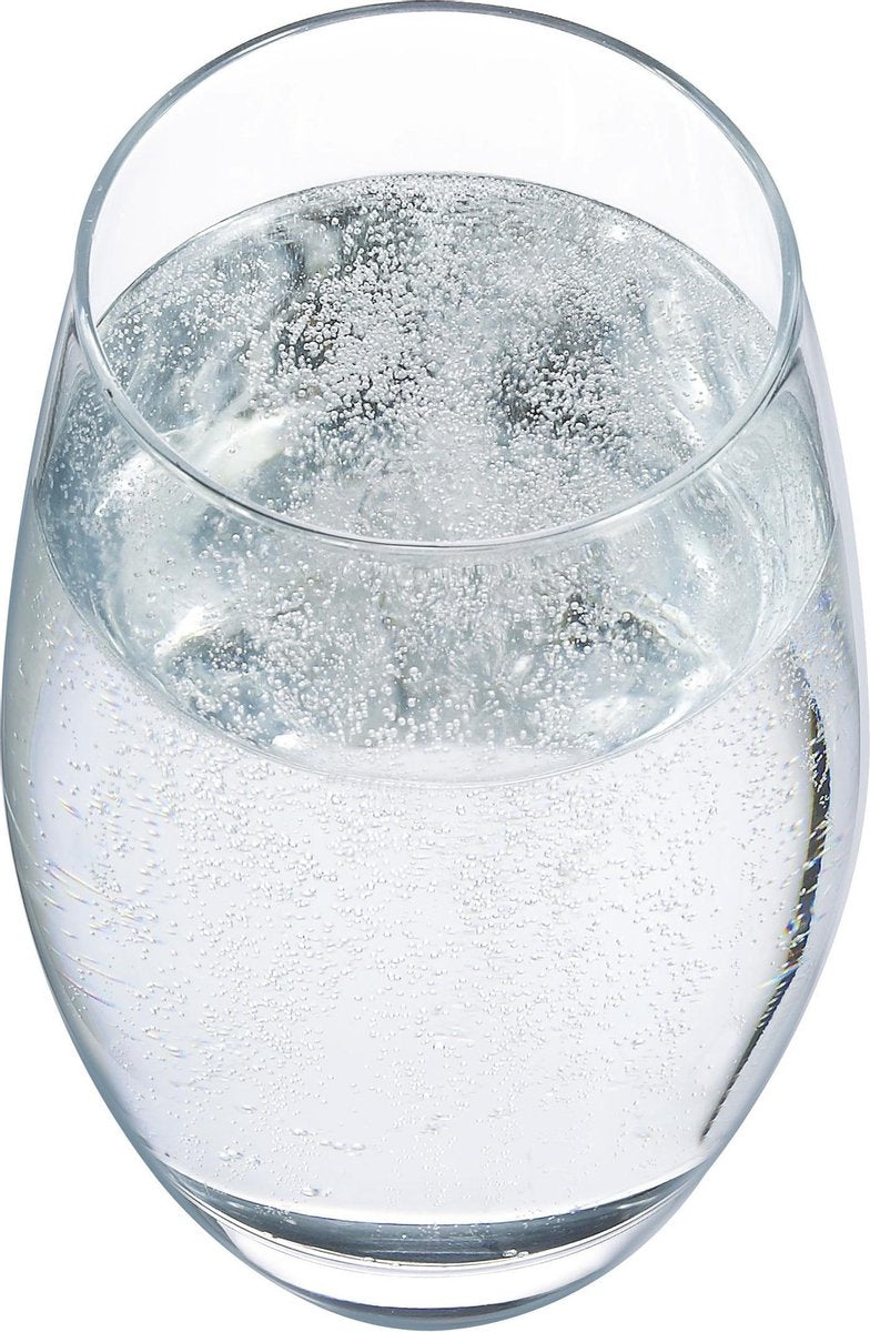 6x Stuks waterglazen/drinkglazen transparant 350 ml - Glazen - Drinkglas/waterglas/sapglas