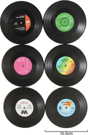 LP | Vinyl Onderzetters 6 stuks van Versteeg® - retro - Onderzetters - Vintage - Platen - Rond - Langespeelplaat - Muziekliefhebber - Muziekliefhebbers - LP's - Glazen - Glazenonderzetter - Glazenonderzetters - Drinkenonderzetters